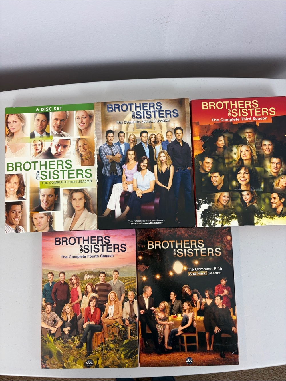Brothers & Sisters Complete Series Seasons 1-5 DVD Lot ABC Sally Field - Picture 2 of 10